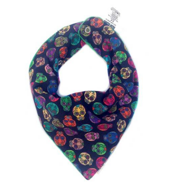 Babador Bandana - Caveirinhas Mexicanas - BazarBizarro